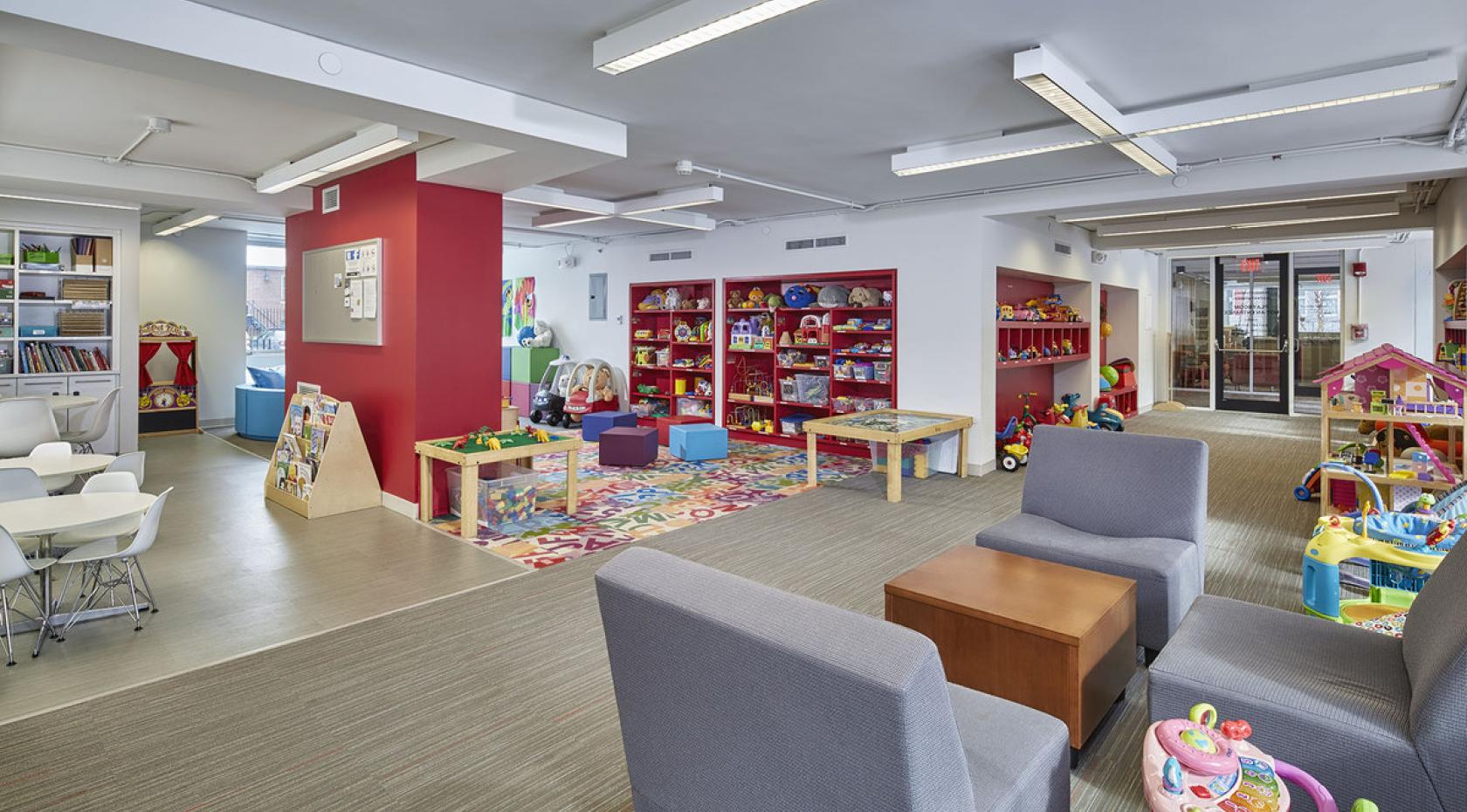 Peabody Terrace playroom