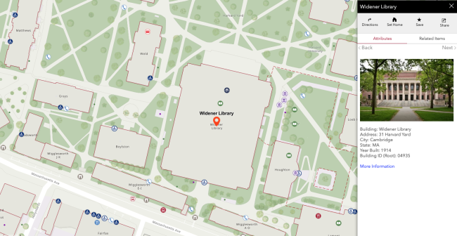 harvard maps