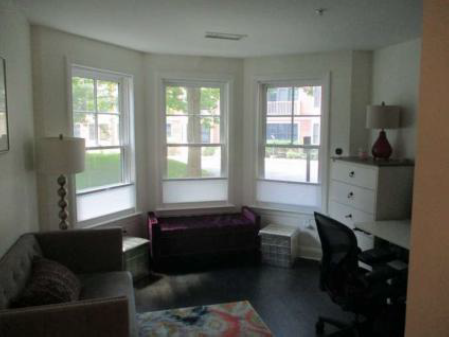 Secondary bedroom with bay windows