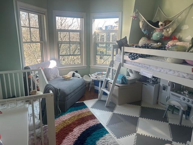 Secondary bedroom with bay windows