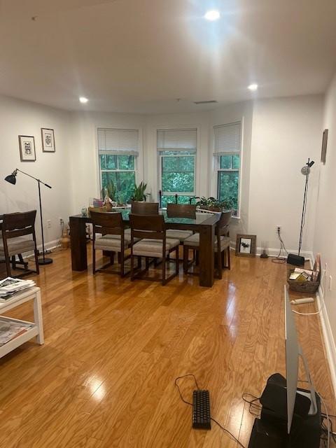 Living and dining room open concept