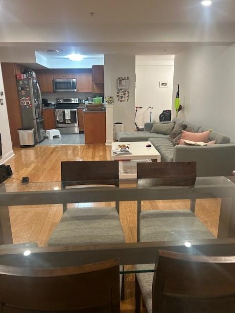 Living and dining room open concept