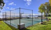 A view of the newly renovated multi-sport court