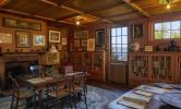 The interior of the Howells House Library
